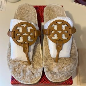 Brand New in Box: Tory Burch miller cloud shearling Napa leather size 11